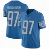 Aidan Hutchinson Jared Goff Barry Sanders Custom Football Jerseys Jamaal Jameson Williams Malcolm Rodriguez Amon Ra St Brown DAndre Swift Penei Sewell Dan Campbell