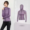 Giacche da donna Giacca sportiva a maniche lunghe Donna Zip Fitness Yoga Camicia Inverno Caldo Palestra Top Activewear Cappotti da corsa Abbigliamento da allenamento