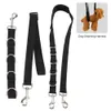 Katthalsar leder hundkrage Drings Badband Justerbart hårskärningssele Grooming Belt Strap Free Size Pet Supplies 230309