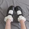 Mulheres meias de mestre mulher agitada lolita curta trajes de cosplay acessórios nylon renda anime cartoon doce menina presente