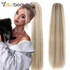 Ponytails Long Straight Ponytail Synthetic Drawstring Ponytail 243032inch Organic Fiber Clip in Hair Extensions for Women By YAKI BEAUTY 230310