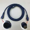 Talkie-walkie 15 pièces/lot le câble d'extension du Microphone pour Hytera MD780 MD650 MD658 Etc voiture véhicule Radio numérique câble longueur environ 3 m