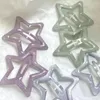 Pinzas para el cabello Y2K estrella púrpura Haipclip para niñas Bff accesorios horquilla dulce romántico chico mujeres Kawaii joyería