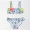 One-Pieces Multi Style Kids Girls Bikini Set 2023 New Print Girls Kids Swimwear Swimsuit Summer Children Biquini Infantil Bathing Suit A369 W0310