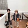 Cardigan 211y Baby Boy Casual Sweaters Jackets Sticked Kids Coats Fashion Children Ytterkläder Spring Fall Tjock tröja Rocken 230310