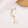 Dos Boucles D'oreilles Gothique Démon Griffe Oreille Suspendus Femme Punk Métal Foncé Géométrique Earbone Clip De Mode Earhole Bijoux Gratuits Pour Les Filles