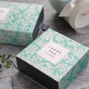 Opakowanie prezentów 30pc/działka prostokątna papierowa szuflada Kraft Folding Wedding Favours Prezenty