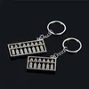 Key Rings Creative Calculator Accounting Special Syfte Tool 8/6 Rows Abacus Keychain Chinese AncientClassic Style Key Chain S