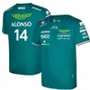 Kids heren t-shirts Aston Martin America Jersey T-shirt AMF1 23 24 25 Officiële heren Fernando Alonso T-shirt Formule 1 Racepak F1 Shirt Moto Motorcyc Tees 0228H23