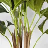 Decorative Flowers Artificial Tree Fake Greenery With Pot Fishtail Palm Plant Home Indoor Garden Decoration 80cm