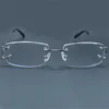 26% KORTING Zonnebril Transparant Brillen Heren Merk Optisch Frame Luxe Designer Carter Eye Glass Big Clear Brillen FramesKajia Nieuw