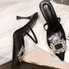 봄 여름 샌들 슈퍼 포인트 발가락 슬리퍼 라인 스톤 스틸 레토스 Ytmtloy 실내 얇은 힐 Zapatillas Mujer Casa 220610