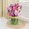 Presentkort 3D Popup Bouquet Card Creative Eternal Flower Tack Card Holding Flowers Blessing Gift Mothers Day For Gift Z0310