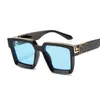 Óculos de sol Fashion OFF W Clássico Quadrado Óculos de Sol Masculino Marca Designer Driving Branco Preto Óculos de Sol Masculino Espelho Retro Vintage Gafas De Sol