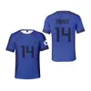 Camisetas masculinas BLUE LOCK Bachira Cosplay Merch Tshirt MenWomen Tee Football Uniforme de futebol Anime Meguru City Esperion