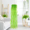 Decorative Flowers Artificial Plants Plastic For Wall Indoor Hanging Baskets Wedding Garland Decor 5 Pcs Single