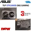 NVIDIA 1660SビデオカードASUS TUF GTX1660 Super O6G Gaming Graphics Cards for Gaming192bit 8pin Gddr6 New Desktop Computer GPU