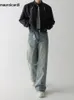 メンズレザーフェイクレザーマウロイカルディ春秋のショートブラックパスジャケットメンジッパー長袖スタンドカラークールな高級デザイナー服230310
