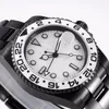 Relógio masculino Relógio de movimento mecânico automático Relógios de aço inoxidável Moda Negócios Relógios de pulso para homens Relógio de pulso Montre de luxe DLC pintura-coat