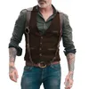 Gilet da uomo Gilet da uomo Gilet a spina di pesce con scollo a V Abito formale da lavoro Gilet per abito da sposa o smoking 230310