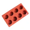 Silicone Mold Cake Pastry Baking Round Jelly Pudding Soap Form Ice Decoration Tool Disc Bread Biscuit Mould Baking Mold