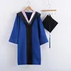 Ensembles de vêtements diplômés universitaires coréens uniforme Cosplay étudiant école japonaise JK Robe de graduation académique Seifuku Robe baccalauréat Robe Ha