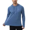 Mens Hoodies Sweatshirts UPF 50 Rash Guard Swim Shirt Athletic Long Sleeve Fishing Hiking Workout Shirts Outdoor Beach Summer Cloth 230309