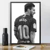 Football star hanging painting World Cup football team emblem living room bedroom bedside mural football star decoration painting