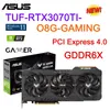 ASUS TUF RTX3070TI O8G GAMING ROG RTX 3070 TI Grafikkort GDDR6X 256BIT 8NM OC 1875 MHz GPU Motherboard Placa de Vdeo LHR NYTT