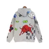 Erkek Hoodies Sweatshirts 2023RUD El boyaması Graffiti High Street Erkek ve Kadın Hoodies Style Sonbahar Kış Sezonu CX