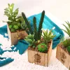 Fleurs décoratives plantes vertes artificielles faux bonsaï succulents en pot ensemble avec Vase léger maison chambre Table jardin décoration de noël
