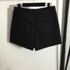 23ss designer brand women shorts Xiaoxiang logo fake pocket high waist suit shorts summer hot pants high waist shortss high end slim womens clothing a1