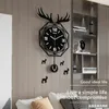 Orologi da parete Creative Orologio 3D Design moderno Design Nordic Breve soggiorno Decorazione Cucina Art Wollow Watch Home Decor