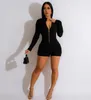 Women's jumpsuit 2023 Spring New Fashion Slim Fit jumpsuit Women's long-sleeved style Rompers