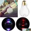 Water Bottles Glowing Bb Bottle Plastic Drinks Cup Cute Fashion Shape Milk Juice Light Portable Kettle Drop Delivery Home Garden Kit RRA