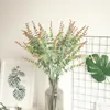 Dekorativa blommor gröna konstgjorda blad stora eukalyptusblad växter väggmaterial falska för hembutik trädgård fest dekor 79 cm