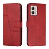 Cases For Motorola G Stylus 5G 2023 Moto G53 G 5G E13 E73 X40 Pro Edge 2023 Vertical Leather Wallet Retro Vintage Line Flip Cover Frame Credit ID Card Slot Holder Pouches