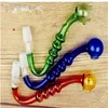 Rauchleitungen Shisha Accessoires 4 Farbe Renju Topf Großhandel Glas Bongs Ölbrenner Glas Wasser Rohröl Rauch, Öl.