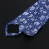 Boogbindjes katoen denim heren zwart blauw vaste kleur stropdas smal 6 cm breedte stropdas slank mager hunkeren stip bloem zakelijke stropdassen