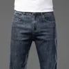 Men's Jeans 2022 New Arrivals Summer Lightweight Breathable Medium High Waist Elastic Baggy 35 40 42 44 46 Y2303