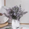 Decorative Flowers Artificial Eucalyptus Leaves Plastic Plant Branches Fake Home Wedding Decoration Christmas Party Decor Faux Foliage