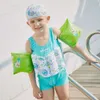 Pieces Sabolay Profissional Buyant Nadims Suits 2018 Crianças meninas Buyancy Swimsuit Floating One Piece Treinando roupas de banho W0310