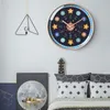 Horloges murales 8 pouces horloge murale ronde Design moderne montres silencieuses pour enfants salon chambre apprentissage horloges accessoires de décoration 230310