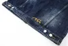 Giacche da uomo 2023 Autunno e Inverno Stile Buco Rotto Lavato Stretto Maschio Dio Personalizzato Discoteca Moda Lettera D2 Giacca di jeans Uomo