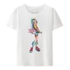 Dames t-shirts schattig meisje y2k t-shirts American Anime mode poppen cadeau student dames zomerse shirt