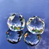 Żyrandol Crystal 2pcs 40 mm szklany fasetowany bal