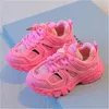 Nya barnskor pojkar flickor designer sportskor andas andas barn baby casual sneakers mode lyx utomhus atletisk sko