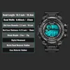 Wristwatches Wholesale Price Digital Men Watches Waterproof Sport Watch Outdoor With LED Backlight Timer Alarm Wristwatch Man P2029