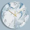 壁の時計北部大理石の幾何学時計モダンミニマリストベッドルームアートパーソナリティクリエイティブリビングルームファッション