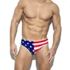 Dames badmode streep badpak mannen Amerikaanse vlaggendruk strandkleding man